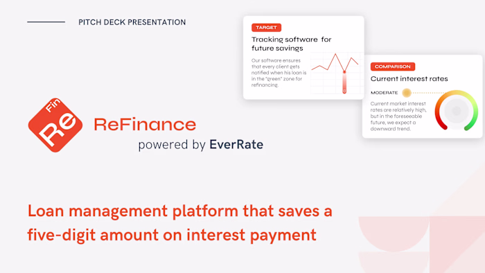 Pitch Deck Design for Refinance Digital
