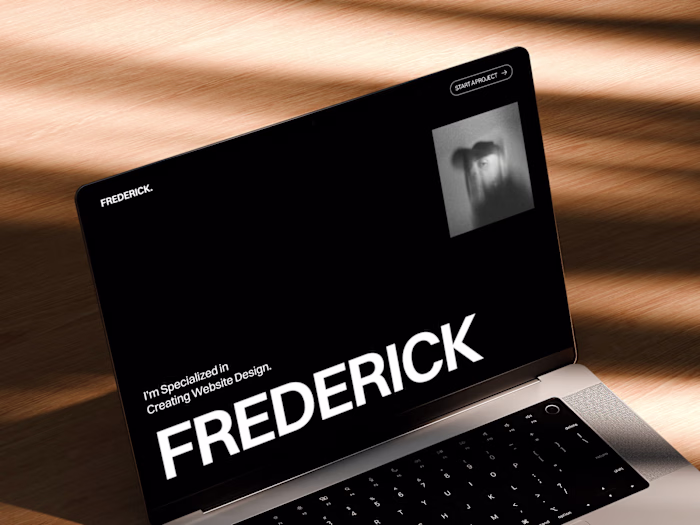 Fredrick Portfolio Website Template Development
