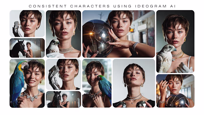 Character Consistency Campaign with Ideogram