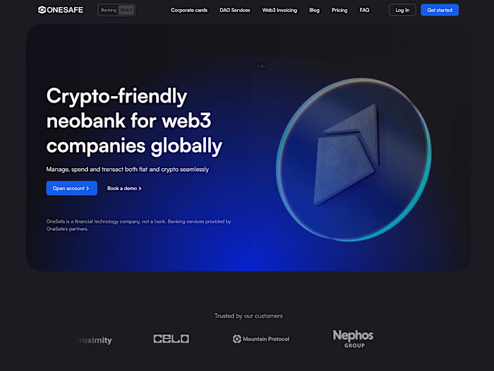 OneSafe | Neo-Banking for global businesses