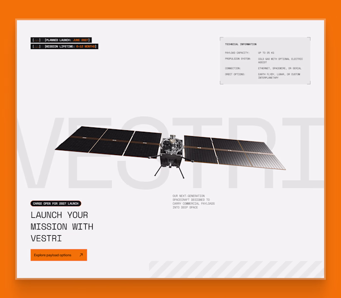 Optimize Space Systems Website for User Clarity and Engagement