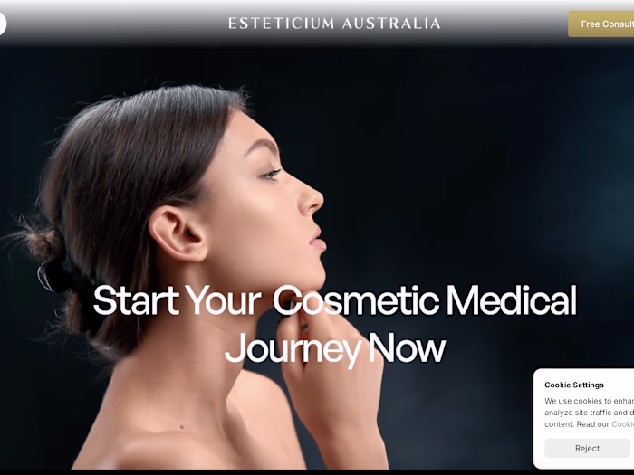Esteticium Australia Cosmetic Health Tourism Website