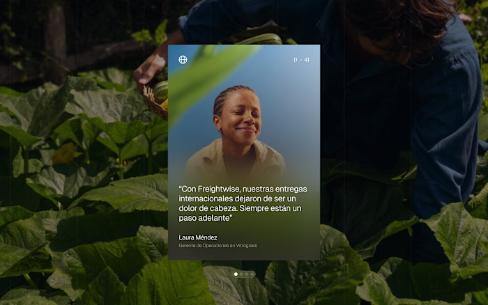 Freighwise Landing Page