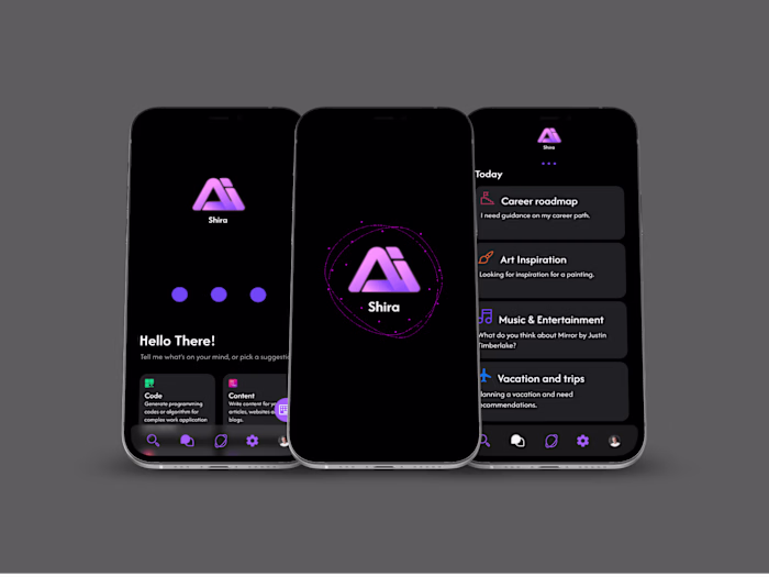 A.I. UI Design for SkillStreet