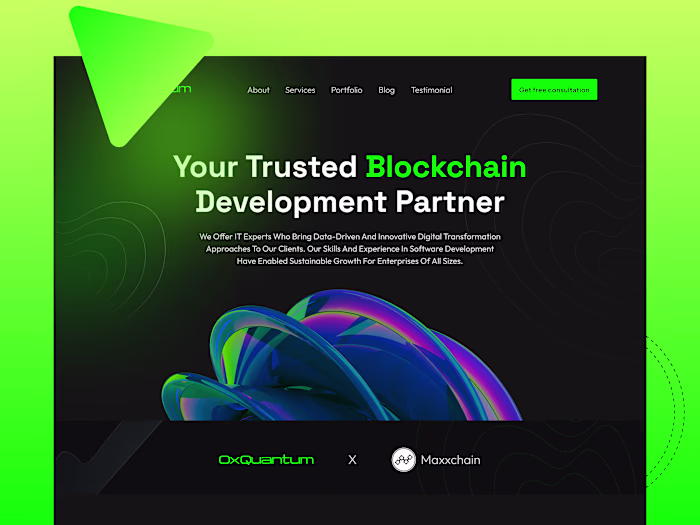 Blockchain Website Design
