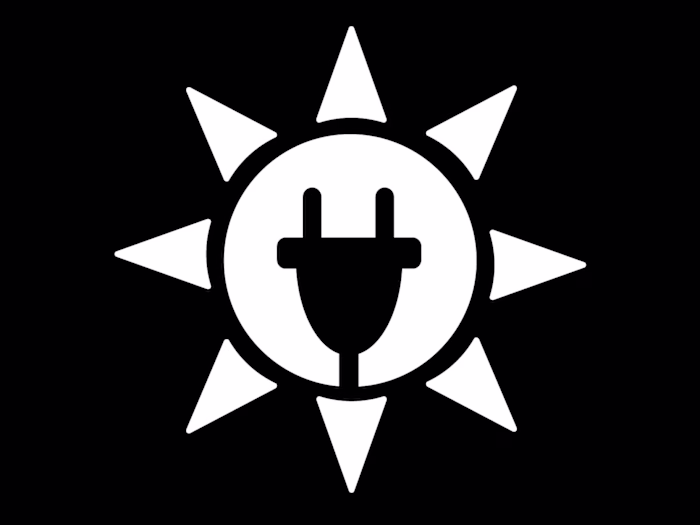 Plugging into the Sun Logo