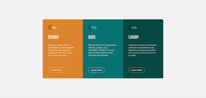 3 Column Preview Card Component