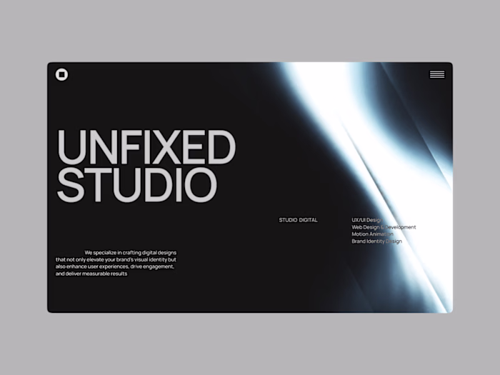 Unfixed Studio Website Agency Framer 