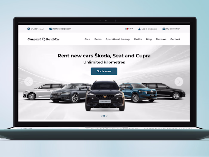 Car Rental -  Website Redesign