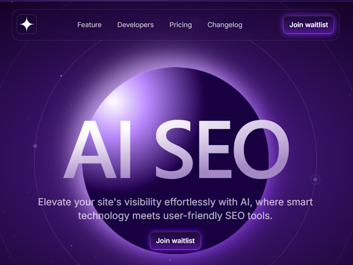 AI SEO – Animated Landing Page with Framer Motion & Tailwind