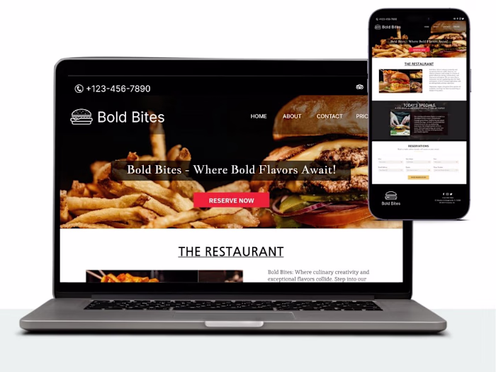Single Page Website (Html, CSS, JS + Netlify)