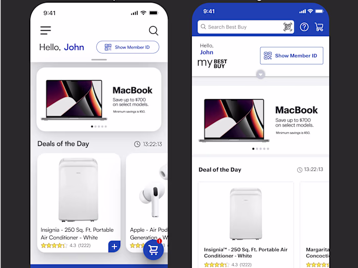 Redesigning Best Buy's Home Screen