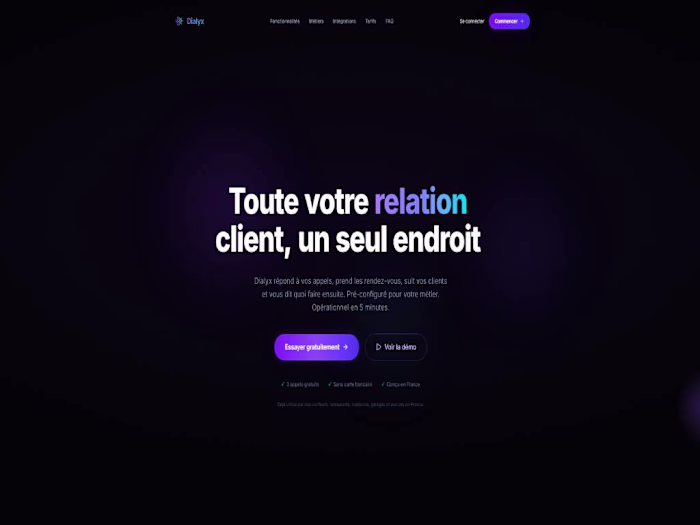 Dialyx — AI-Powered Client Relationship Platform (60+ Features)