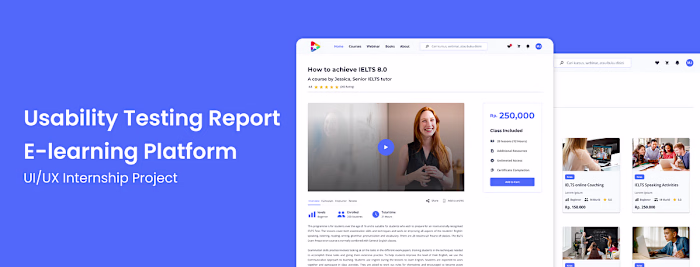 Usability Testing for E-learning Platform