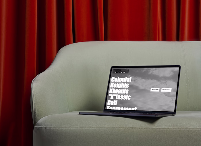 “K”lassic Golf Tournament — Event Website Design