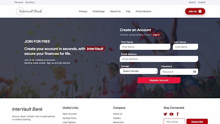InterVault Digital Banking Platform Development