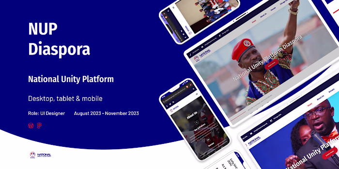 NGO - NUP Diaspora Website :: Behance