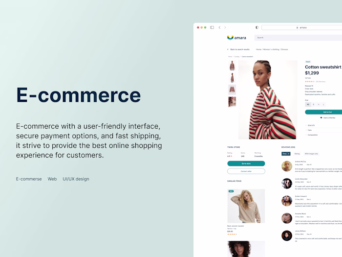 Marketplace | E-commerce solution with a user-friendly interface