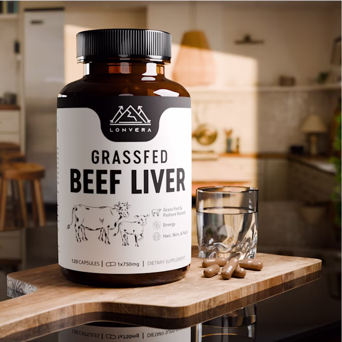 Art Direction & 3D Render for a Supplement Brand, Lonvera