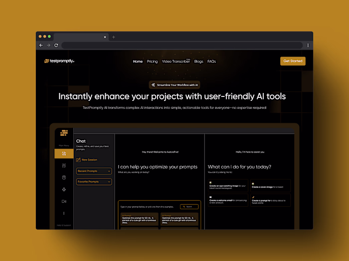 Testpromptly- AI-Powered Automation & Content Creation Platform
