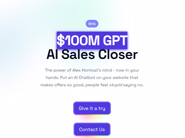 100M GPT | AI app