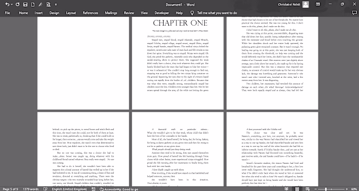 Production of Formatting Templates