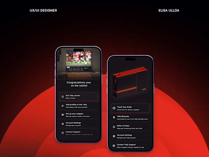 Mobile App Design for a Smart TV Platform
