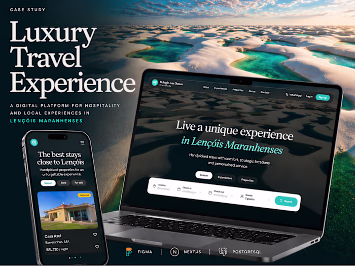 Travel Experience Website – Refúgio