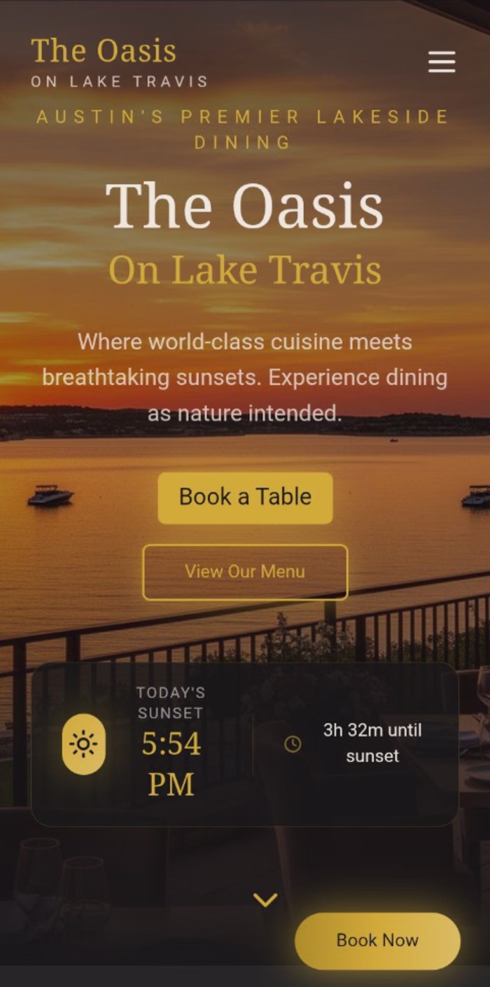 Luxury Hospitality Showcase | The Oasis on Lake Travis