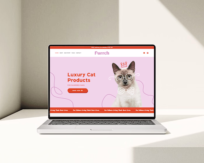 Purrch - Figma Design to Shopify Development