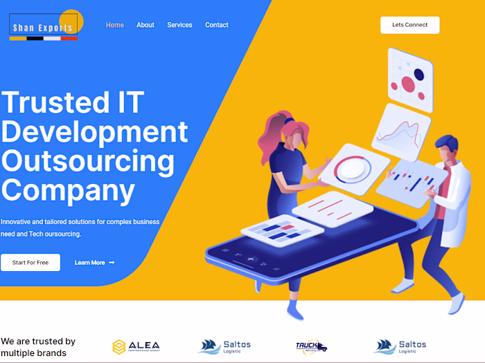 Responsive Website for Shan Exports