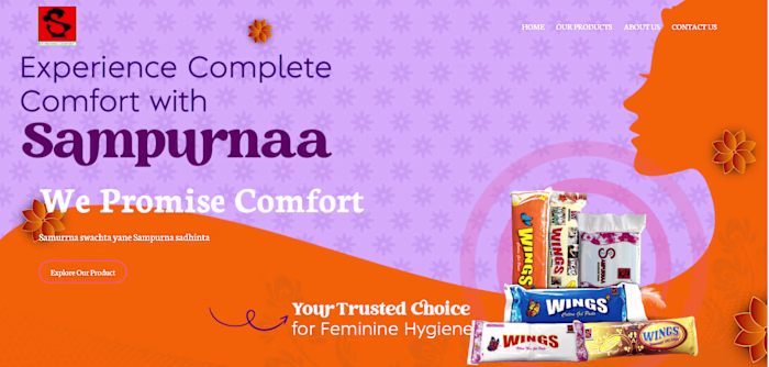  GreenPads.co.in : Hygienic Sanitary Napkin Website Development