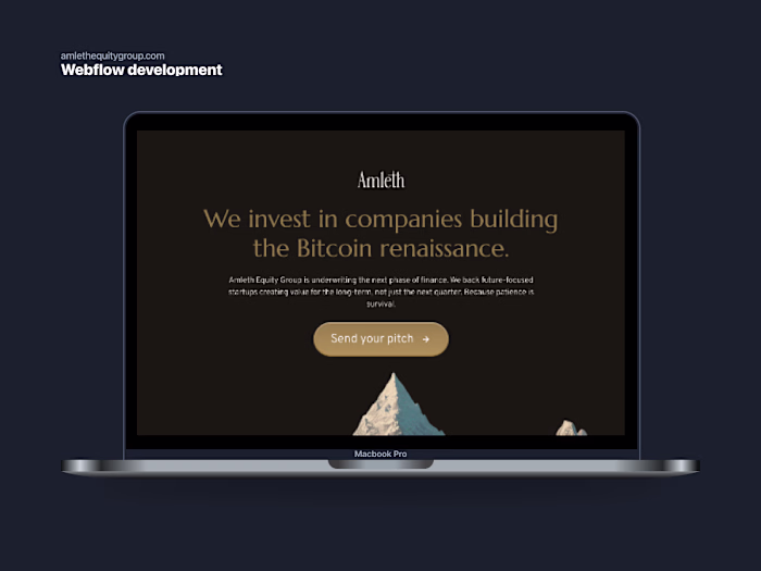 Landing page development