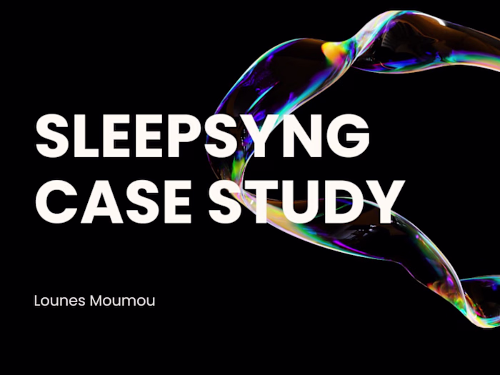 SleepSync: sleep optimization healthtech