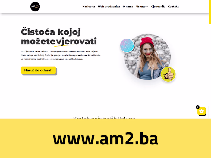 Webshop solution for a chemical cleaning company