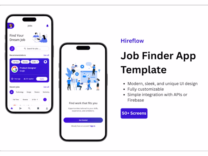 Job Portal App - Andriod & iOS