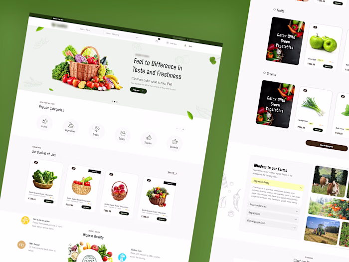 Grocery shopping and delivery platform design