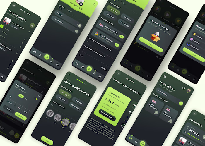 Fitness App Re-design
