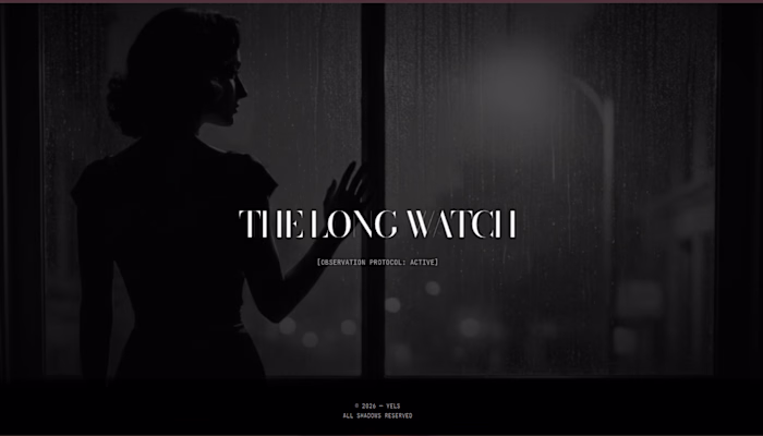 The Blindspot
A noir visual experiment