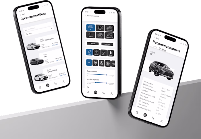 Leasing Car Management App 