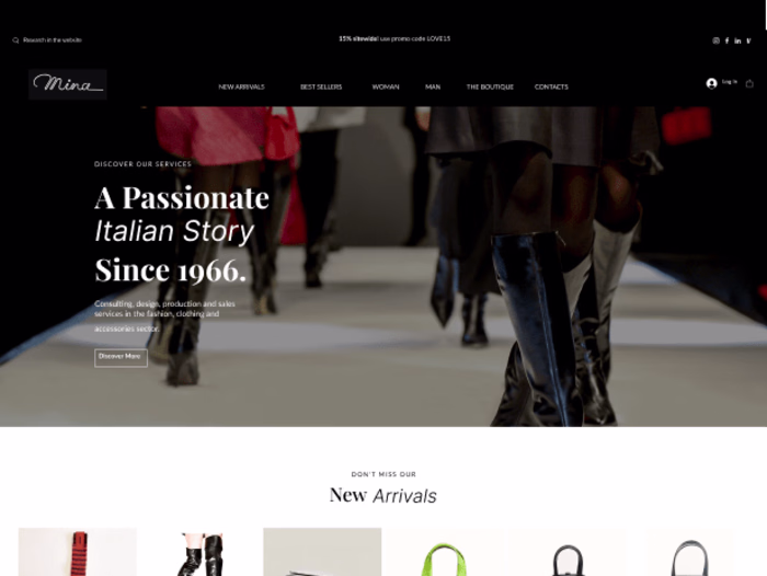 Mina Boutique 👚 Fashion E-Commerce