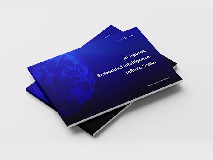 Marketing Brochure for CloudSphere's B2B SaaS Platform