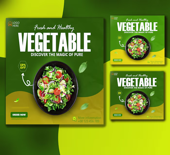 FOOD SOCIAL MEDIA ADS DESIGN