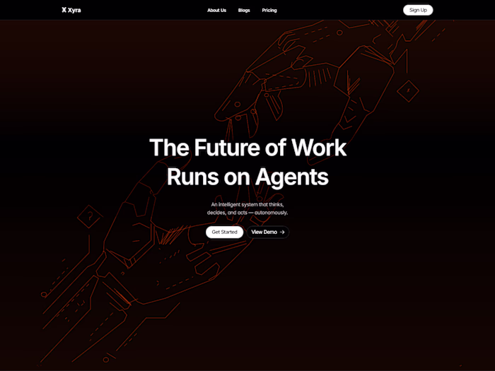 Hero Section with @QuiverAI and