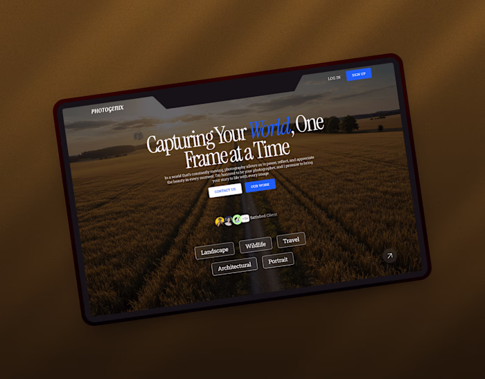 Photogenix - A Professional Photography Website