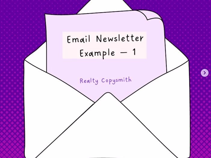 Mock Real Estate Agency's Email Newsletter #1