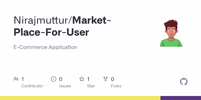 GitHub - Nirajmuttur/Market-Place-For-User: E-Commerce Applicat…