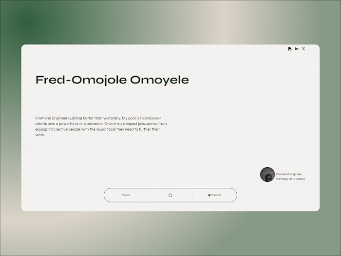 Portfolio - Version 1