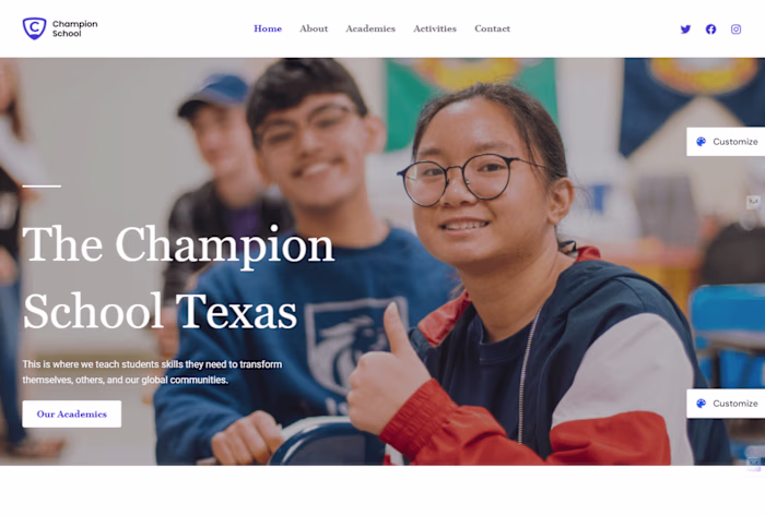 LMS, Online Courses, School, University, & Academy Based Website