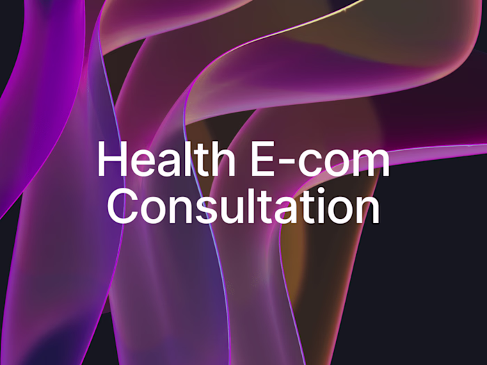 Health supplement e-commerce consultation and growth